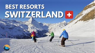 Top 10 Ski Resorts in Switzerland  202324 [upl. by Thurston534]