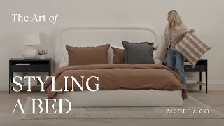 The Art of Bed Styling How To Style Your Bed Like An Interior Designer with Shea McGee [upl. by Cornew225]