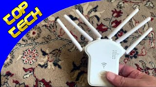 Wifi Extender 1200Mbps 5 8G Six Antennas Setup [upl. by Bibby45]