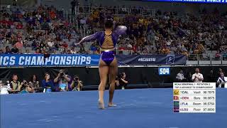 Haleigh Bryant Floor LSU  NCAA Semifinals 2023 9950 [upl. by Kinch]