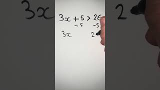 Solving single 2step inequalities shorts [upl. by Herahab]