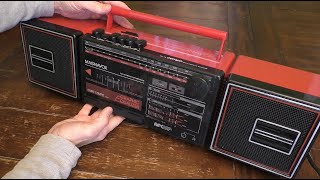 How to Repair an Old Magnavox AMFM Cassette Boombox [upl. by Issy618]