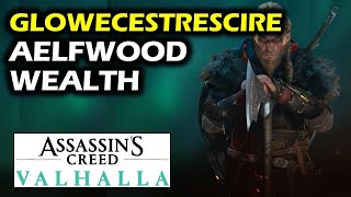 AELFWOOD WEALTH AC Valhalla  Ability Book of Knowledge Glowecesterscire Assassins Creed [upl. by Iseabal]