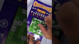 50000 Crossword Scratch Ticket [upl. by Ahsenat]