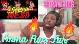 3Racha with the heat Stray Kids  We go Lyrics Reaction Video [upl. by Edan]