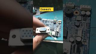 How to Insert External VGA Port in Mother Bord  VGA Output Display Port Not Workingmacnitesh2024 [upl. by Skrap887]