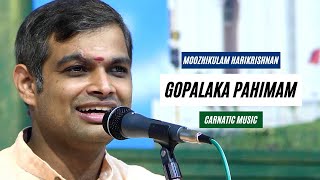 Gopalaka Pahimam  Moozhikulam Harikrishnan  Revagupti Ragam  Swathi Thirunal  Carnatic Music [upl. by Orlov]