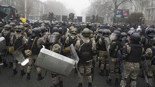 CIVIL UNREST CONTINUES IN KAZAKHSTAN ON THE ANNIVERSARY OF JAN 6TH [upl. by Nicol]