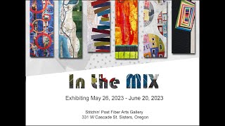 MIX Art Quilt Showcase  Stitchin Post Gallery Tour June 2023 [upl. by Ohcirej]