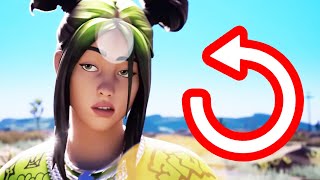 Fortnite Billie Eilish Trailer REVERSED [upl. by Adali278]