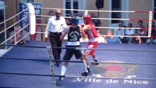 Gala Boxe International Silviu IONESCO ASO Antibes vs Anthony VIVERO ASCM Toulon Combat Amateur [upl. by Nnaylloh184]