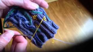 Embellishing your Knitting with the Straight Stitch [upl. by Ivanah]