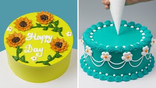 Stunning Cake Decorating Technique Like a Pro  Most Satisfying Chocolate Cake Decorating Ideas [upl. by Tram]