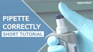 How to pipette correctly – a short stepbystep introduction into proper pipetting [upl. by Bergen]