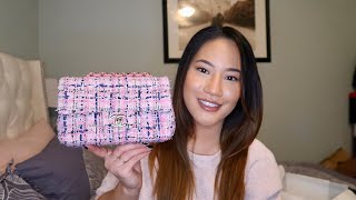 CHANEL TWEED MINI UNBOXING  SPRING SUMMER ACT 1 2023  23P COLLECTION [upl. by Adiaroz142]