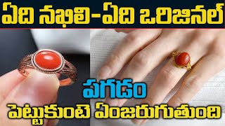 స్వచ్ఛమైన పగడంనకిలీ పగడం మధ్య వ్యత్యాసం Pagadam Stone Benefits in Telugu  Significance Of Pagadam [upl. by Opportina]