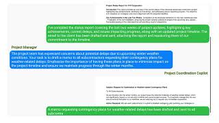 Project Coordination Copilot Demo [upl. by Ettolrahs]