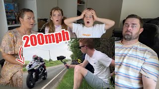 New Zealand Family Reacts to the Deadliest Motorcycle Race in the World  Isle of Man TT [upl. by Nnaecyoj]