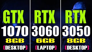 GTX 1070 DESKTOP vs RTX 3060 LAPTOP vs RTX 3050 DESKTOP  PC GAMES TEST [upl. by Voltz]