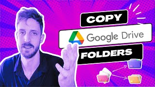 Copy Folders in Google Drive  FAST amp EASY Tutorial [upl. by Yekcor]