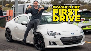 First Drive of the Crashed BRZ Absolutely Thrashed [upl. by Nnaillij]