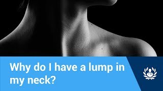 When should I see a doctor about a lump in my neck [upl. by Ayerdna]