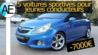 Top 5 meilleurs voitures sportives pour jeunes conducteurs  budget 7000€ [upl. by Alake]