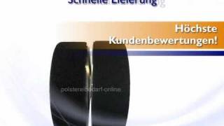 10 Meter Klettband Flausch u Haken Schwarz 5 cm selbstklebend  polstereibedarfonlinede [upl. by Sheeree]