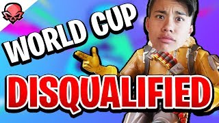 I Got DISQUALIFIED From The Fortnite World Cup [upl. by Naugan529]