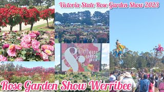 Rose Garden Werribee  Victoria State Rose Garden show 2023 Places to visit in Melbourne [upl. by Nevsa]