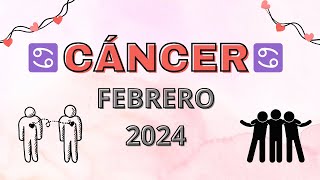 Cancer  febrero 2024  Lectura Mensual  Carta Guía  Oráculo  Pregúntale al Péndulo [upl. by Bonucci]