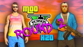 GTA 5 Fun  Moo vs Delirious Round 2 [upl. by Dogs531]