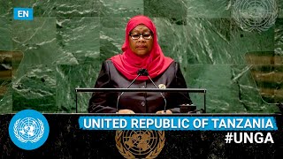 🇹🇿 Tanzania  President Addresses United Nations General Debate 76th Session English  UNGA [upl. by Trula]