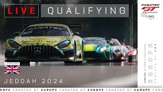 LIVE  Qualifying  6 Hours of Jeddah  Fanatec GT Europe 2024 English [upl. by Anahtor]