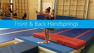 Front amp Back Handspring » Acrobatics Airtracks [upl. by Darach]