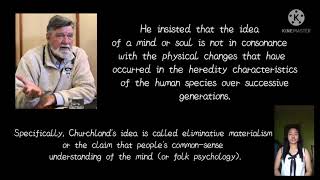 Paul Churchland Understanding the Self [upl. by Eileek136]