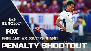 quotEngland vs Switzerland Penalty Shootout Euro 2024  Full Highlights amp Dramatic Momentsquot [upl. by Amann]