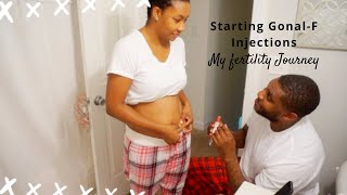 Starting GonalF Injections  Symptom Update [upl. by Initof]