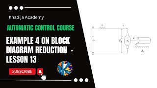 Example 4 on Block Diagram Reduction  Lesson 13  Automatic Control Course [upl. by Nnylrats]