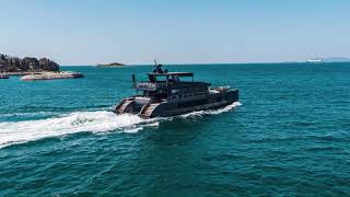 VISION F 80 KATAMARAN İNCELEMESİ  CANNES YACHTING FEST21 [upl. by Pihc215]