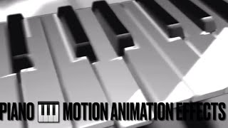 Piano Motion Animation EffectsRoyalty free piano graphical background footageNÉW piano wallpaper [upl. by Nylareg]