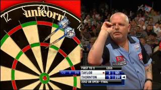 Taylor vs Thornton Uk open 2012 FInal [upl. by Ramsay921]