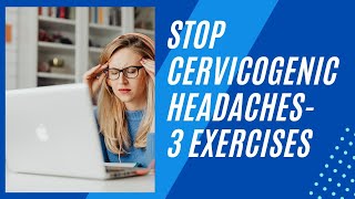 Cervicogenic Headache Relief 3 Easy Exercises McKenzie Neck Exercises [upl. by Assilen]