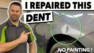 Big Dent Repair Smash  Paintless Dent Removal Training Tutorial [upl. by Terti]