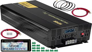 VEVOR Pure Sine Wave Inverter 5000 Watt Power Inverter DC 12V Review [upl. by Anaicilef123]