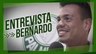 TVPALMEIRAS Primeira entrevista de Bernardo com a camisa do Verdão [upl. by Yllatan278]