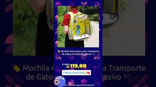 Mochila Transporte para Gatos🐈 gatos catsitter cats [upl. by Anekam]