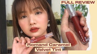 REVIEW LIPSTICK KOREA HITS TERBARU ROMAND MILK TEA VELVET TINT [upl. by Teerell742]