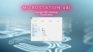 MICROSTATION V8I  công cụ duplicates [upl. by Mariano]