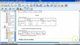 ANOVA de un factor SPSS [upl. by Luca542]